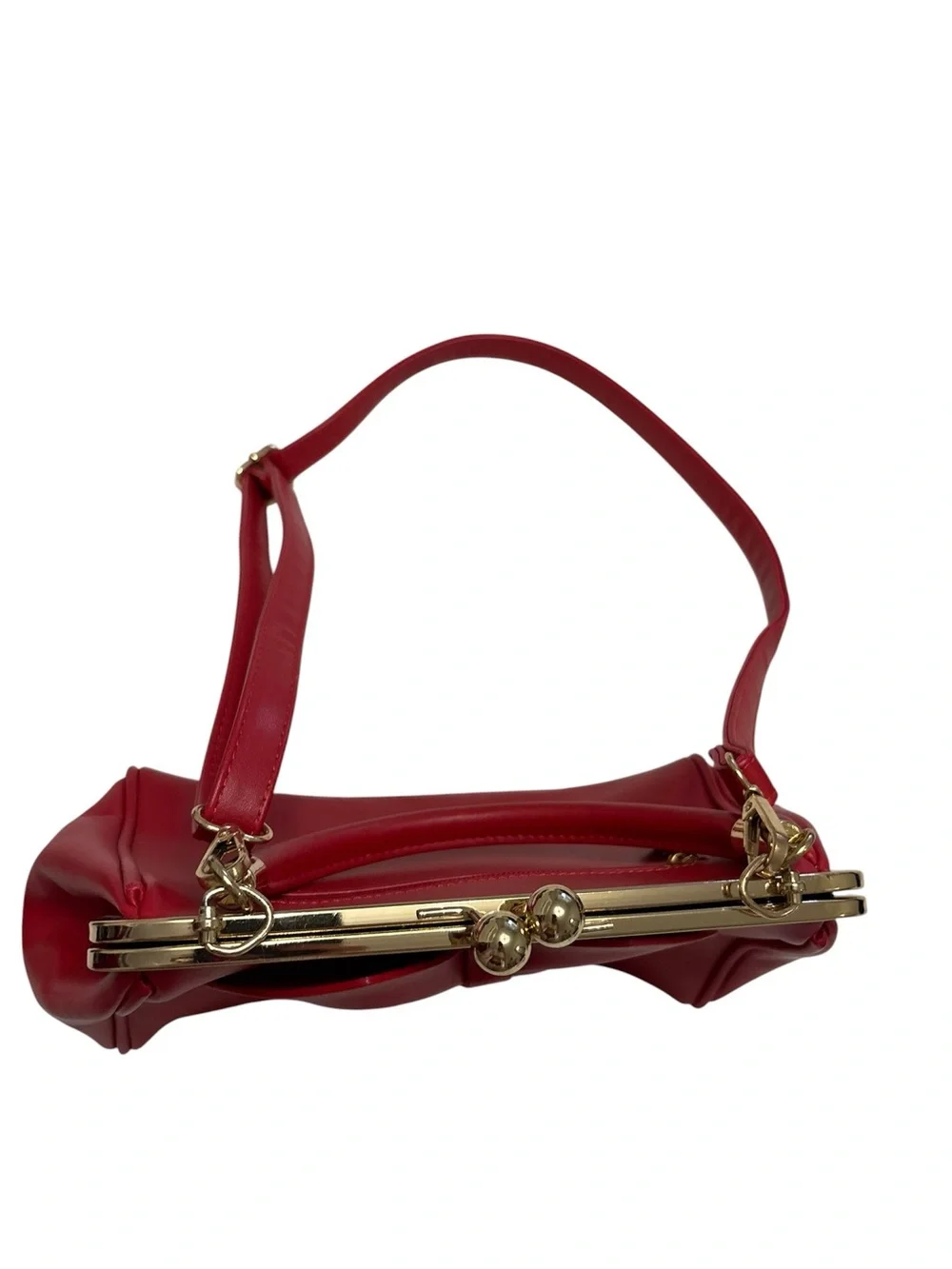 Vintage Rockin Robin Red Bow Frame Bag